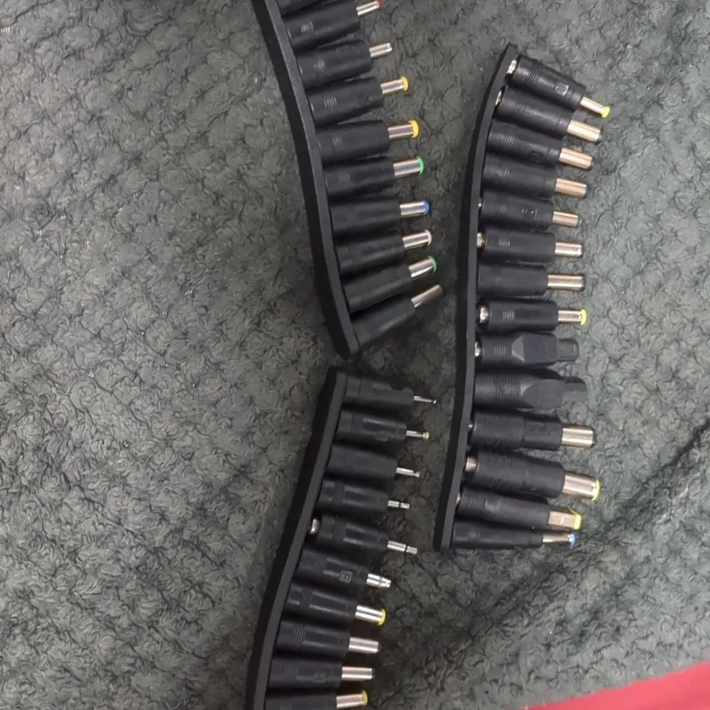 Black Universal Adapter Tips Set 34 Included